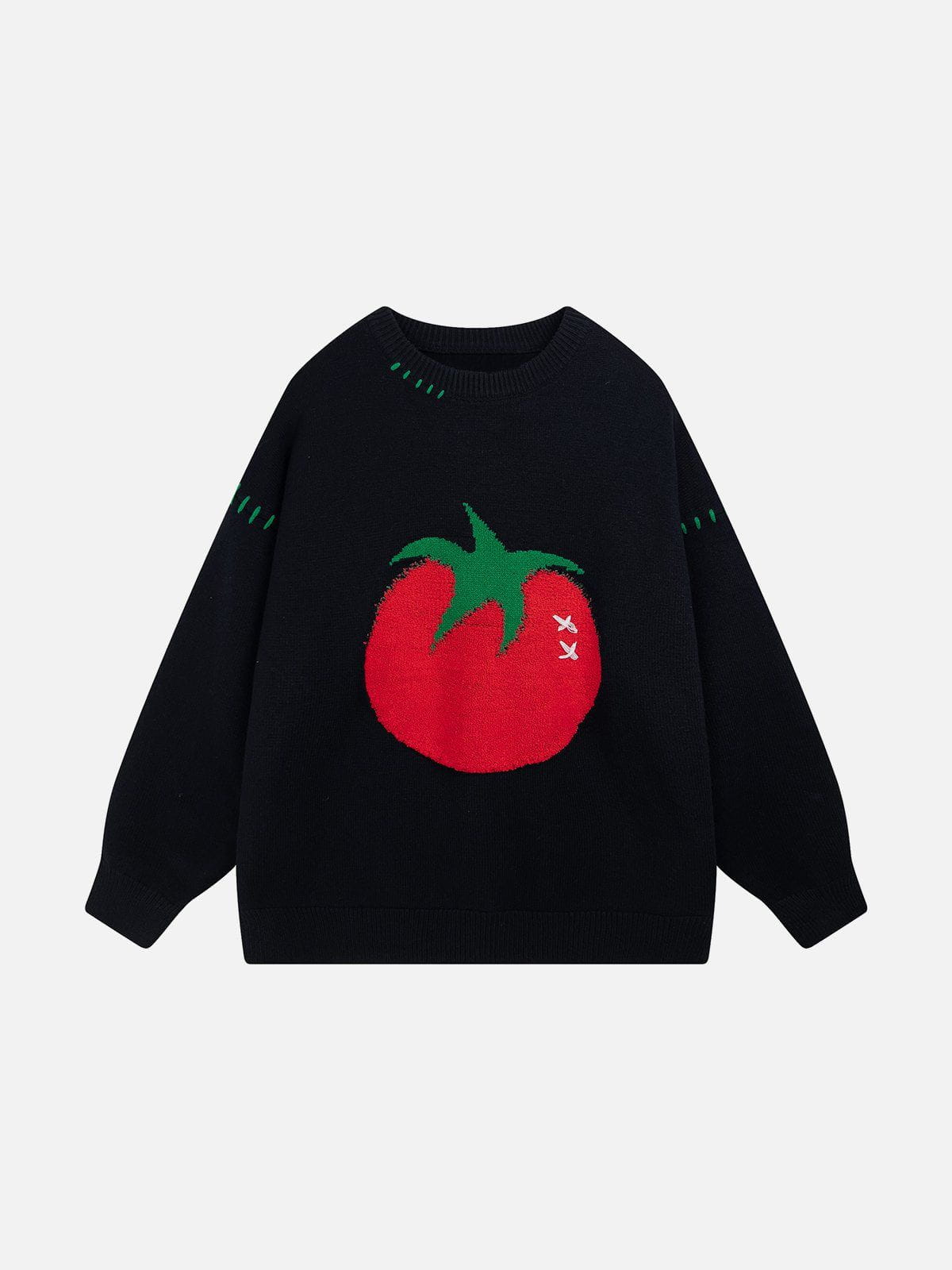 Talishko™ – Tomato Jacquard Sweater