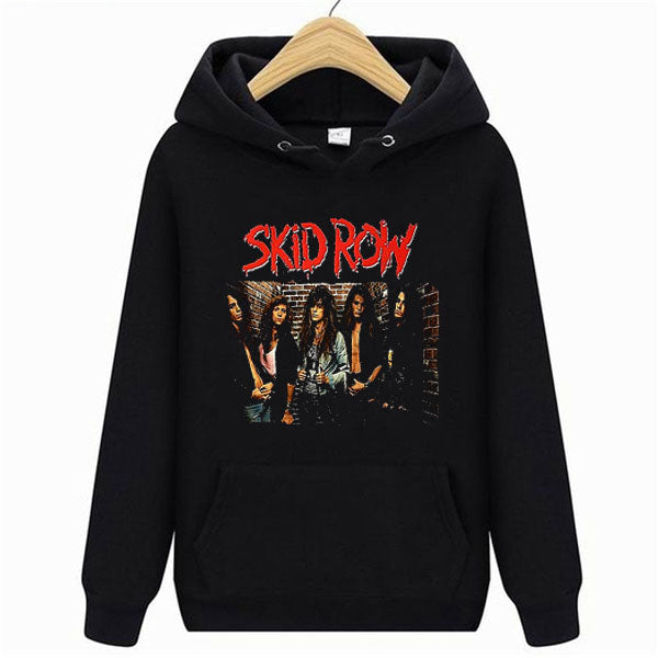 Skid Row Metal Band Group Photo Men’s Funny Cool Hoodie