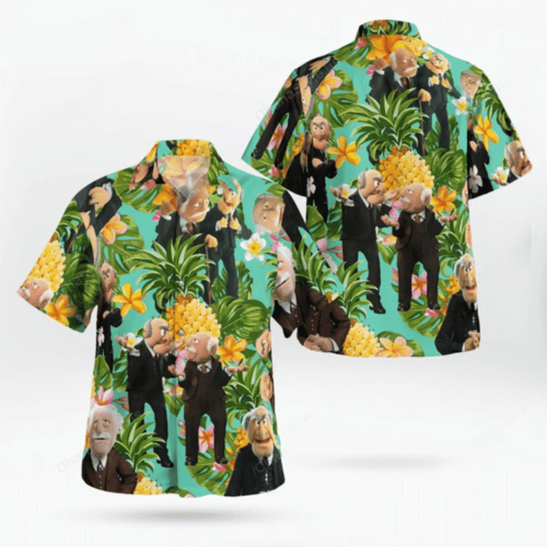 Statler And Waldorf The Muppet Show All Over Print Hawaii Shirt Ha72990