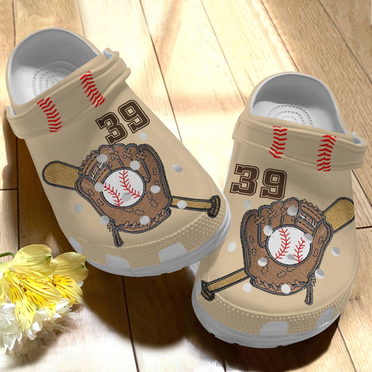 Baseball Personalized Personalize Clog, Custom Name, Text, Fashion Style For Women, Men, Kid, Print 3D Whitesole