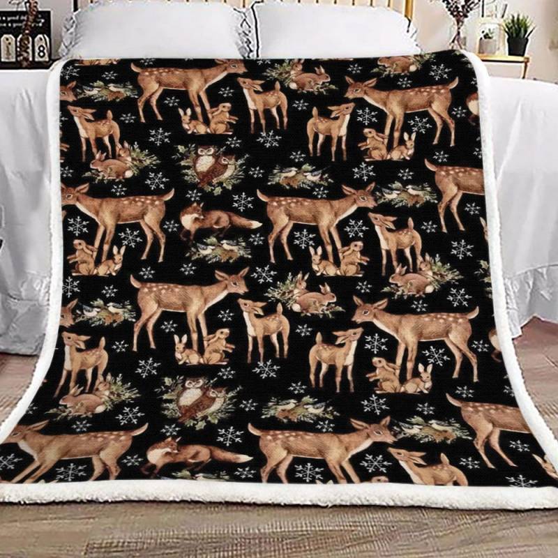 Wild Animals AA2512203TT Sherpa Fleece Blanket