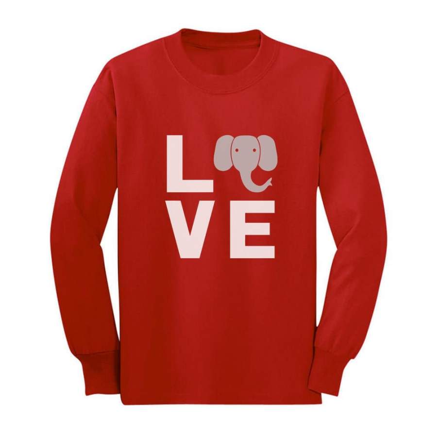 Love Elephants Be Kind To Elephants Toddler/Kids Long sleeve T-Shirt