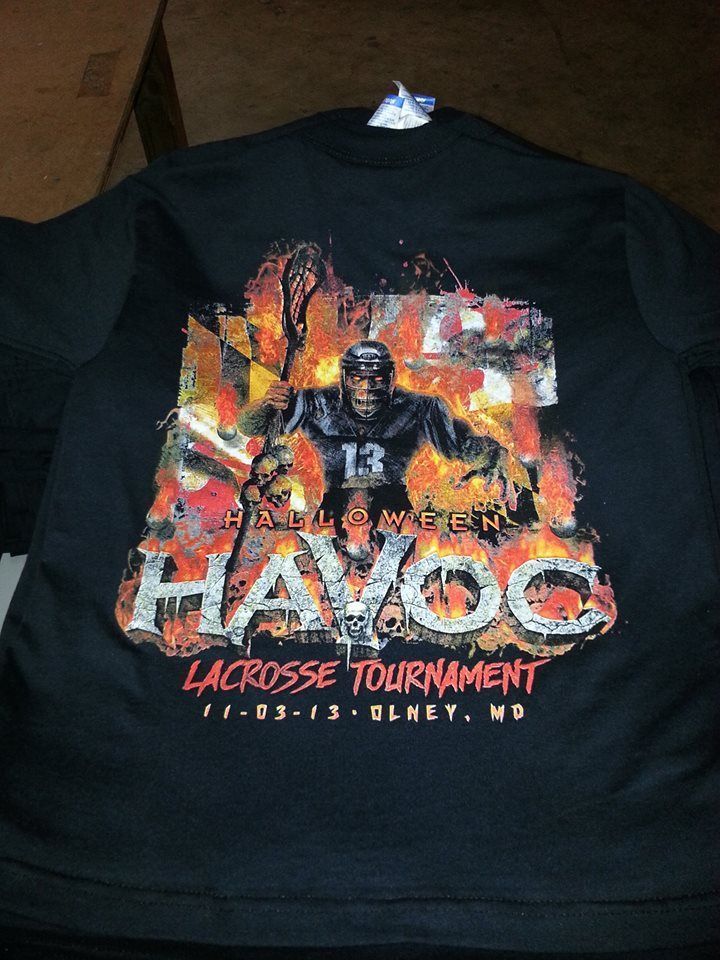 Lacrosse Players Are Fighting For The Championships Today At The Olney Lacrosse Hall Shirt