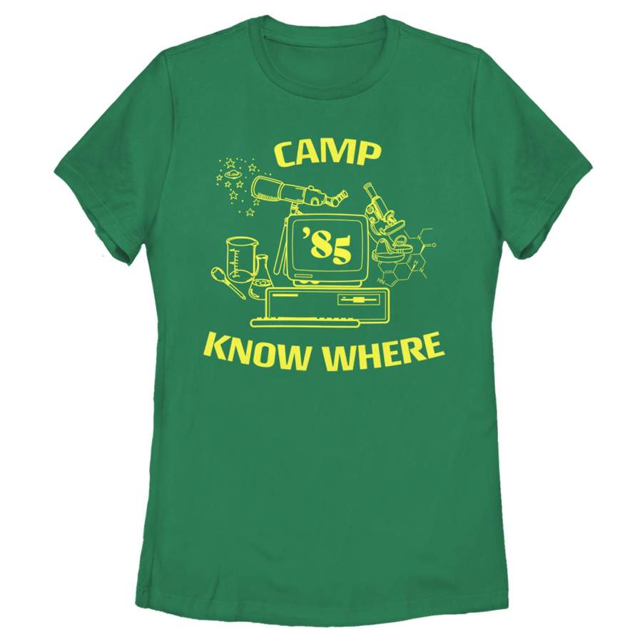 Stranger Things Women’s Camp Know Where Costume  T Shirt