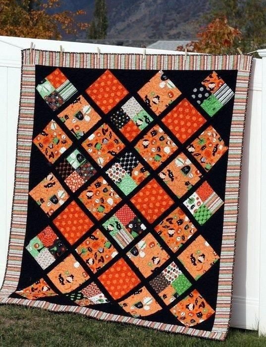 Fall And Halloween Cla0710368Q Quilt Blanket