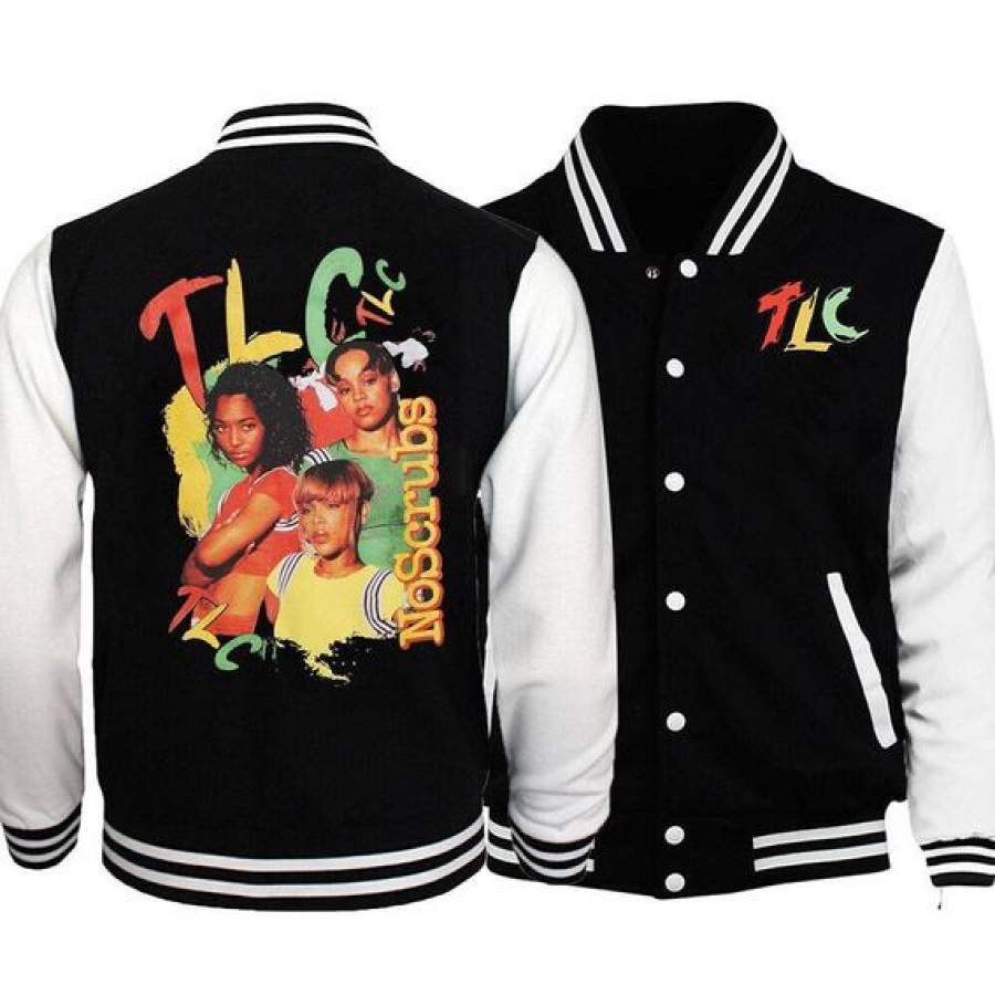 Tlc No Scrubs Photo Baseball Jacket Sweatshirt