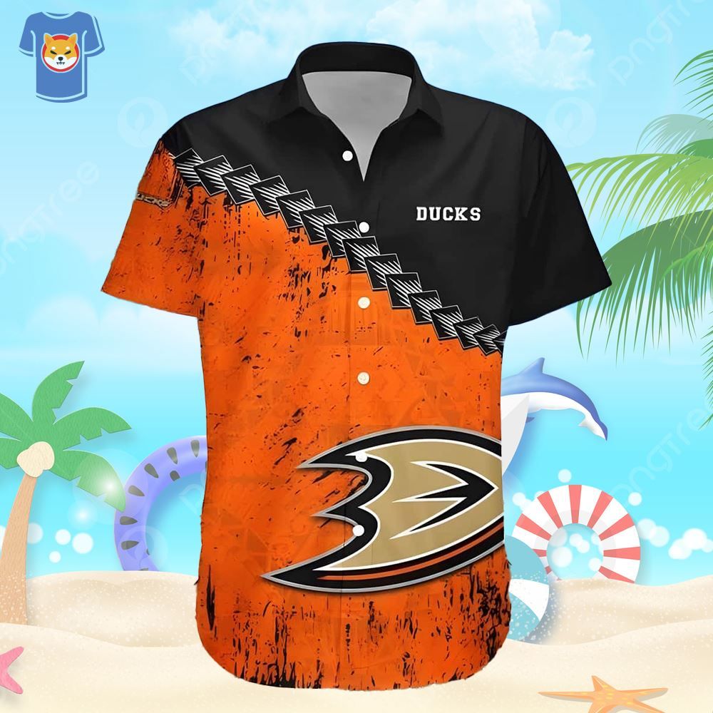 Anaheim Ducks Hawaiian Shirt Beach Gift For Dad