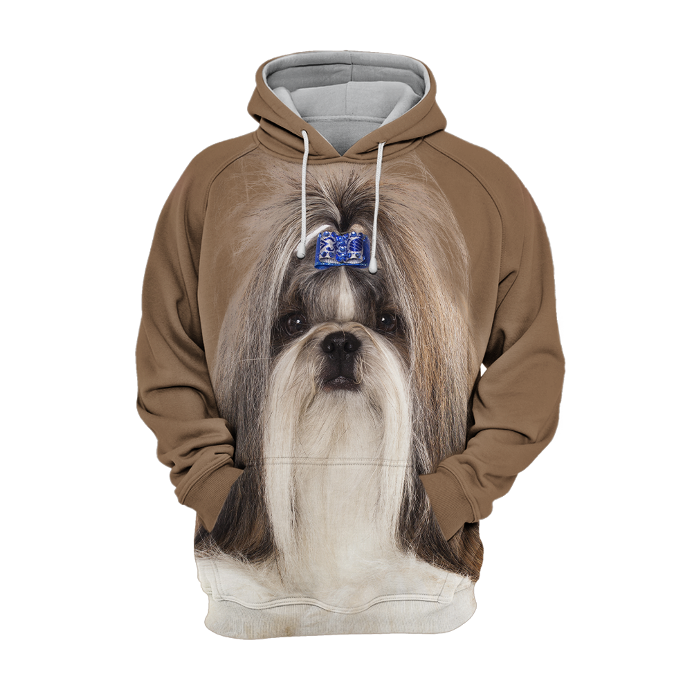 Unisex 3D Graphic Hoodies Animals Dogs Shih Tzu Quiet