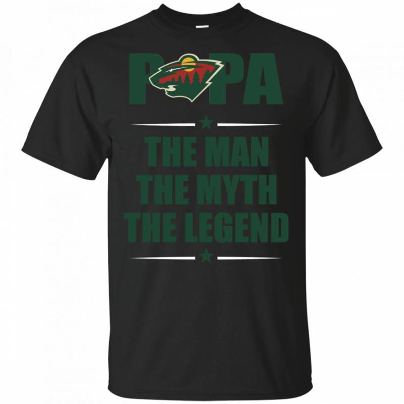 Minnesota Wild Papa The Man The Myth The Legend Shirt