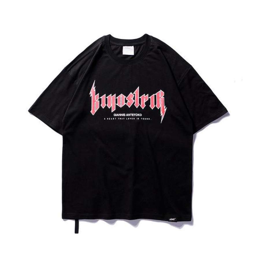 Letter Printed O-neck Casual T-shirt Short Sleeve Cotton Summer Street wear Men T shirts Tee Shirt Man Top