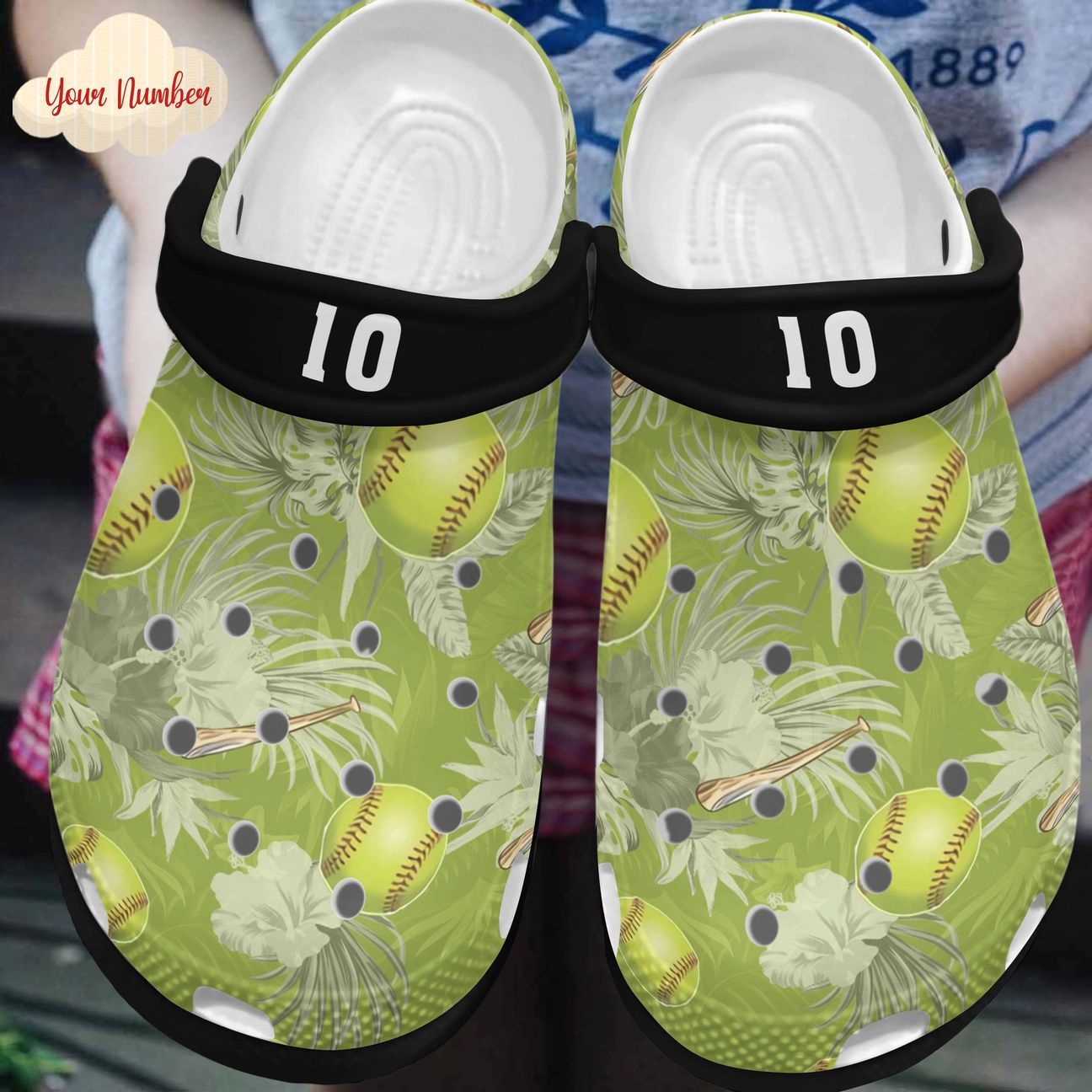 Softball Personalized Clog, Custom Name, Text, Color, Number Fashion Style For Women, Men, Kid, Print 3D Softball It’S Great