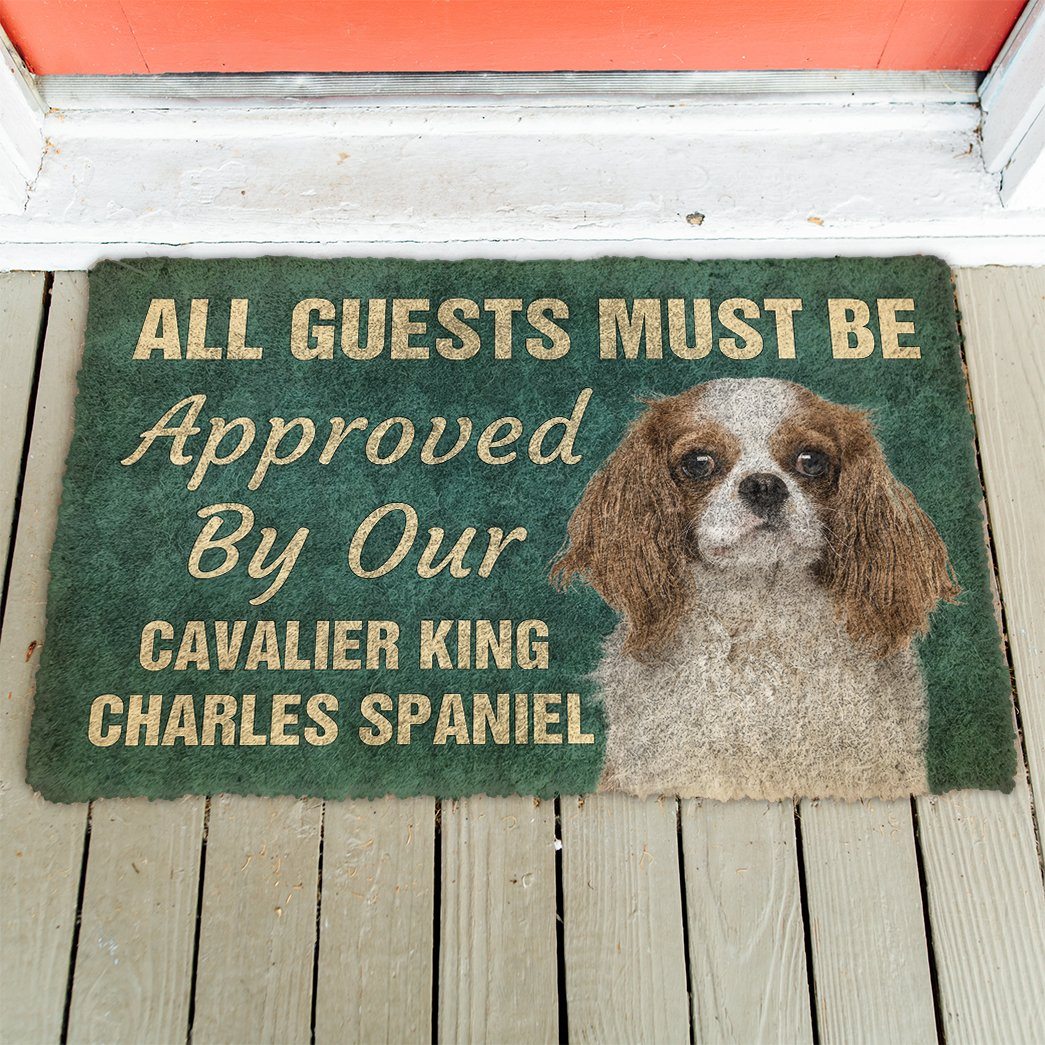 Gearhumans  Gearhuman 3D Must Be Approved By Our Cavalier King Charles Spaniel Pinscher Custom Doormat