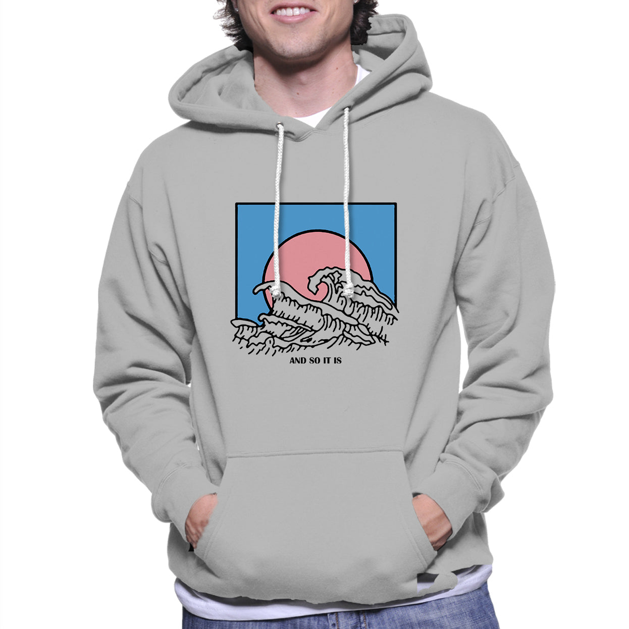 So It Is Ocean Wave Aesthetic Unisex Hoodie