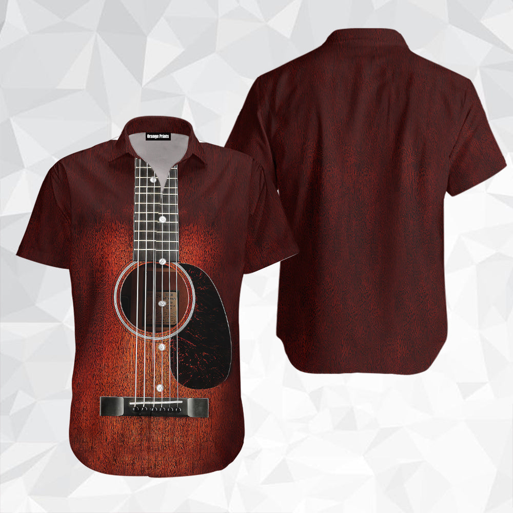 Wood Guitar Hawaii Shirt For Men And Women Ha1763