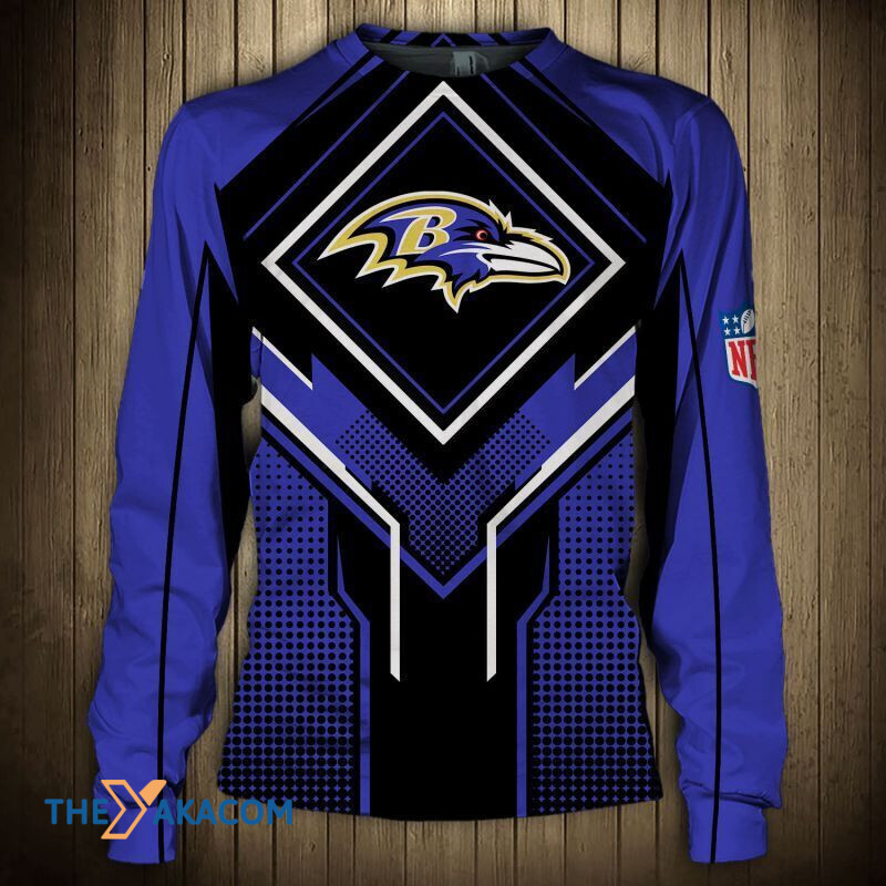 Baltimore Ravens Gift Sweatshirt Long Sleeve Crewneck Casual Pullover Top