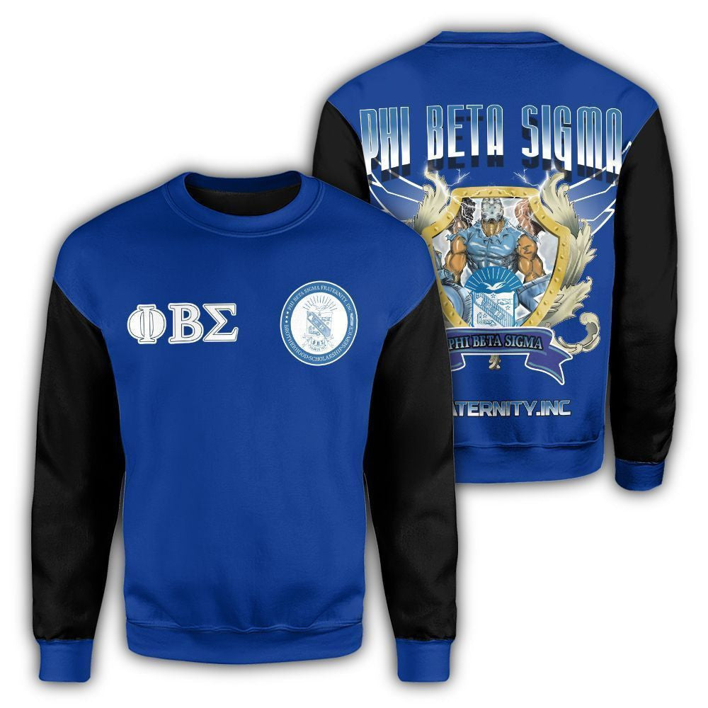 Fraternity Sweatshirt – Phi Beta Sigma Brotherhood Crewneck Sweatshirt