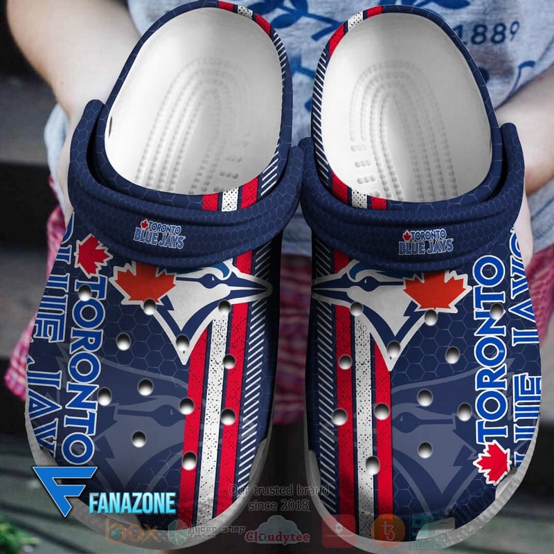 Toronto Blue Jays MLB Sport Crocs Clogs Crocband Shoes Comfortable For Men Women and Kids