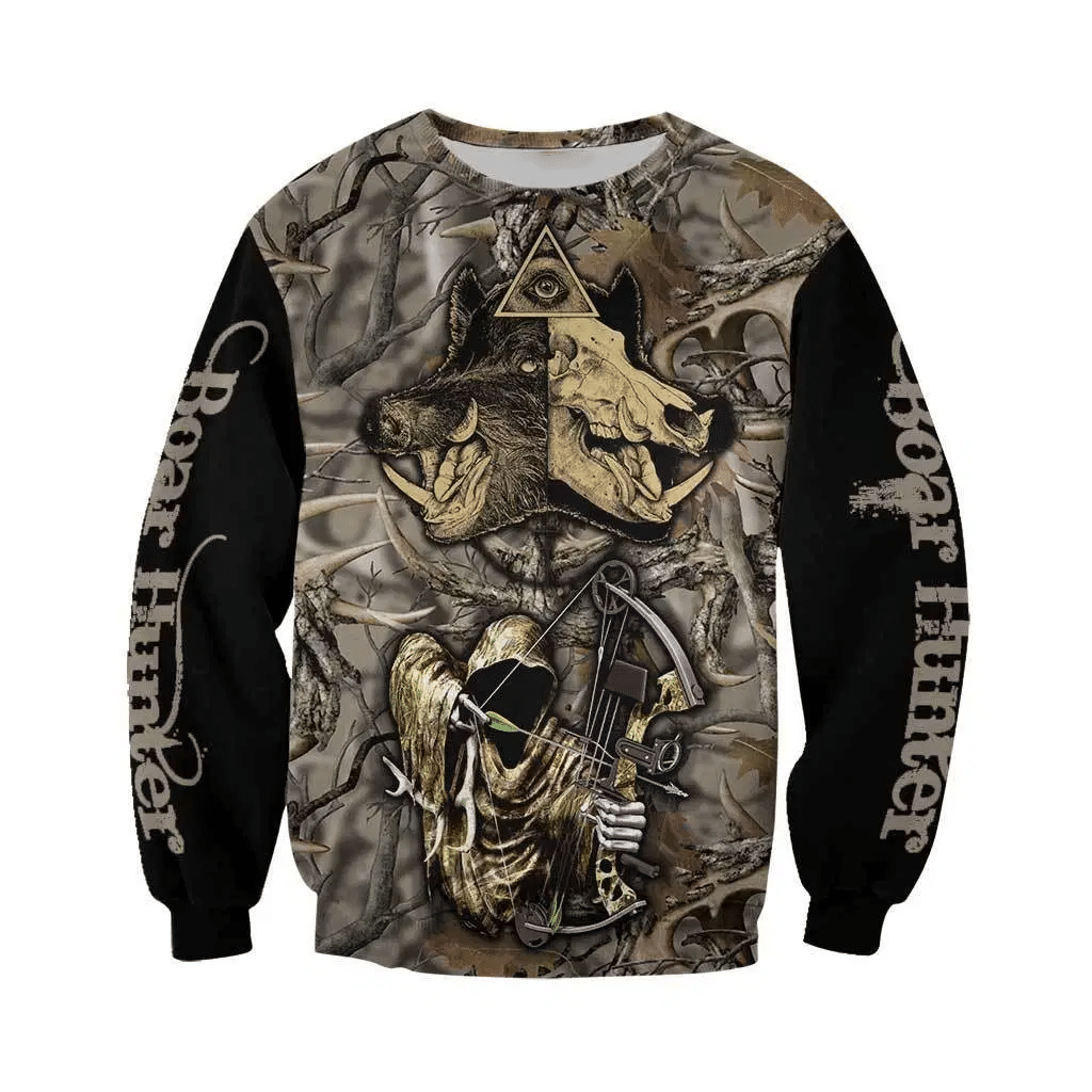 Pl407 Boar Hunter 3D All Over Printed Shirts For Men And Women