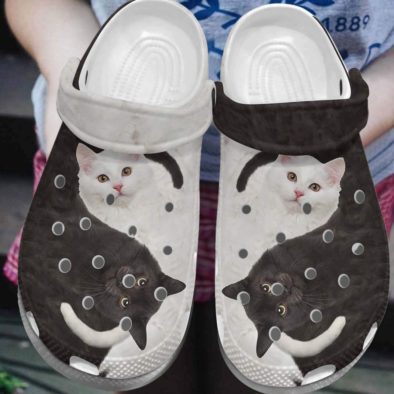 Cat Personalized Clog, Custom Name, Text, Color, Number Fashion Style For Women, Men, Kid, Print 3D I Love Cats