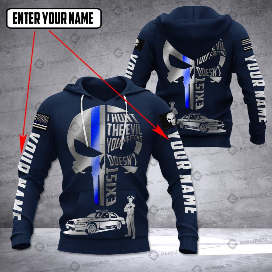 CUSTOMIZE POLICE SPARTAN LMT SAFETY 3D PRINTED HOODIE TMA0201 – Liimon ...