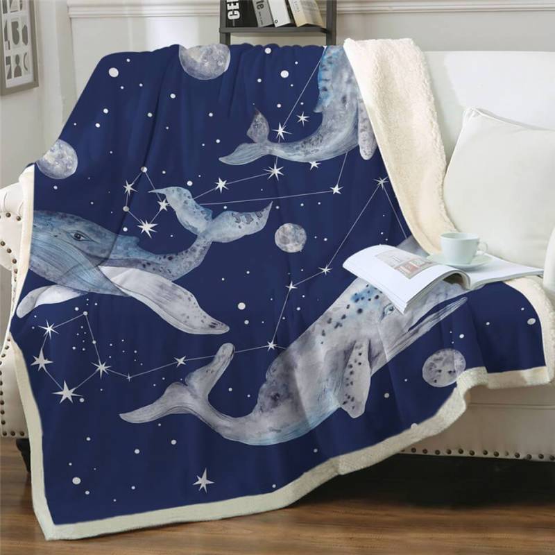 Blue Whale Blanket – Style B