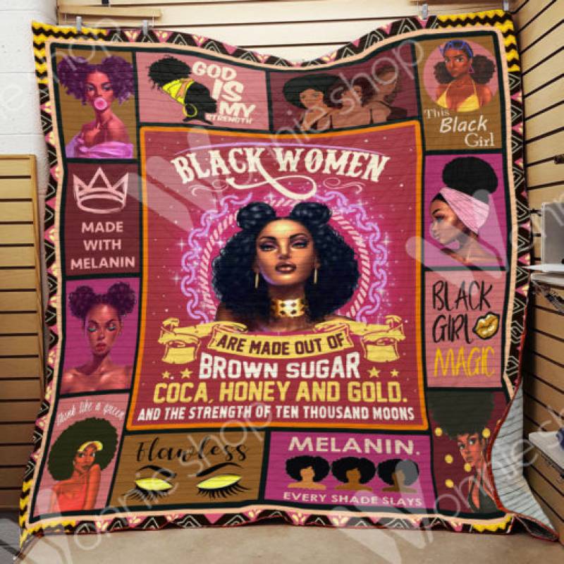 Black Woman Blanket OCT2401 69O50