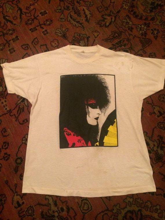 Vintage 1980S Siouxsie And The Banshees Siouxsie Sioux Rock Tee Post Punk Gothic Shirt