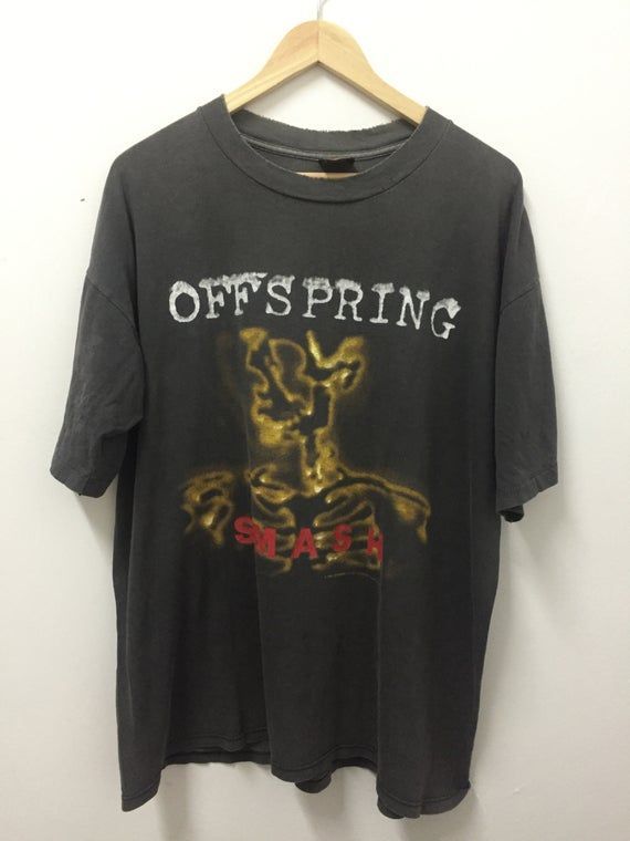 Vintage 1994 Offspring Smash Album Promo Band Shirt Nirvanametallicagreendayalice In Chainradioheadsoundgarden Shirt