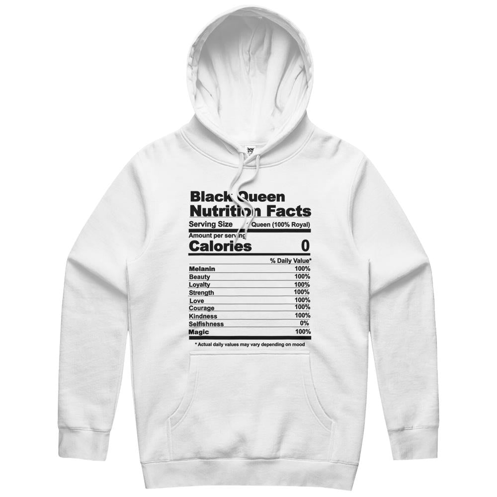 Nutritional Facts Shirt, Nutritional Facts Hoodie, Black Queen Nutrition Facts, Black Queen Nutritional Facts Hoodie