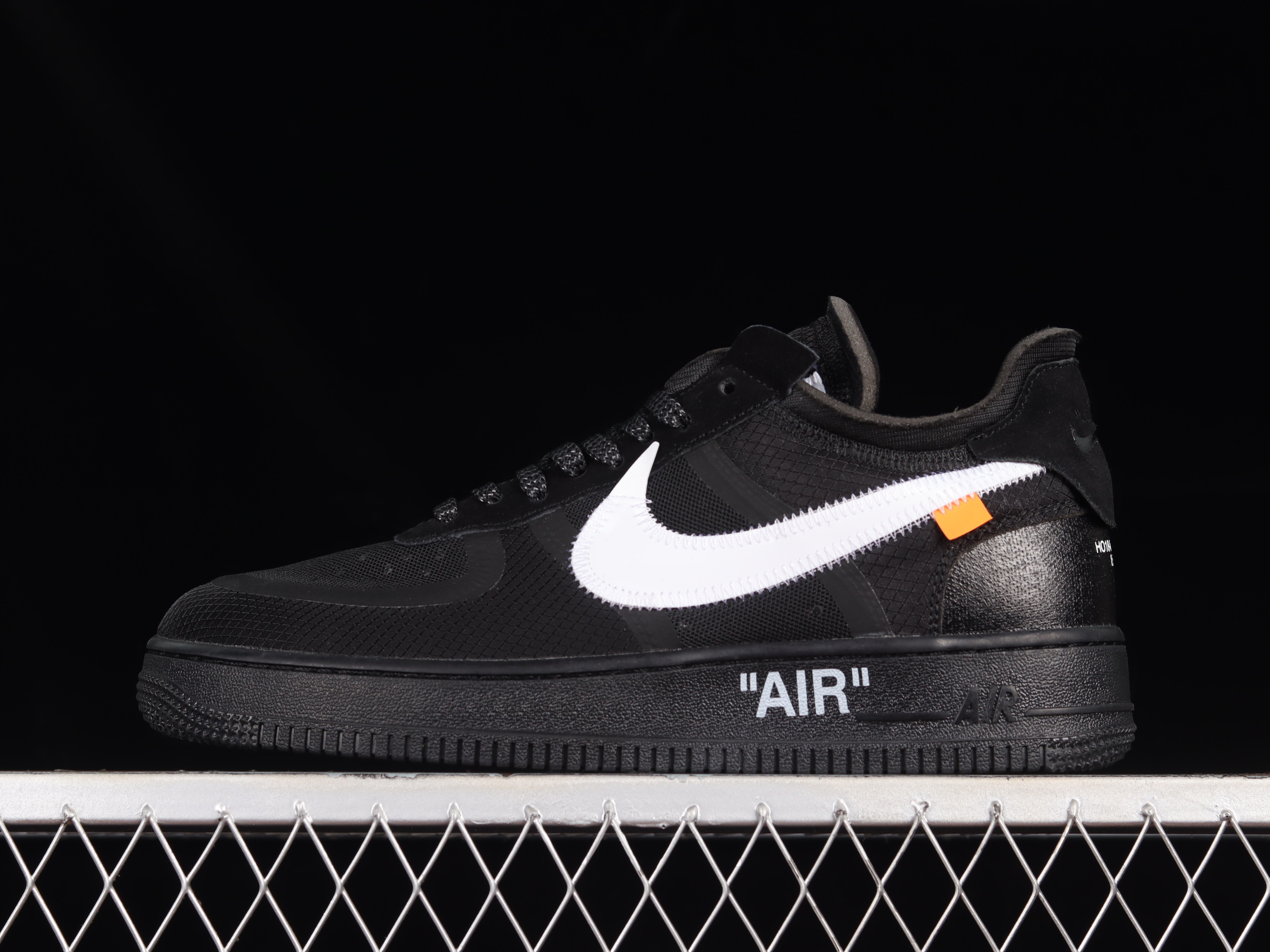 Off-White x Nike Air Force 1 Low Black White Shoes Sneakers SNK231399241