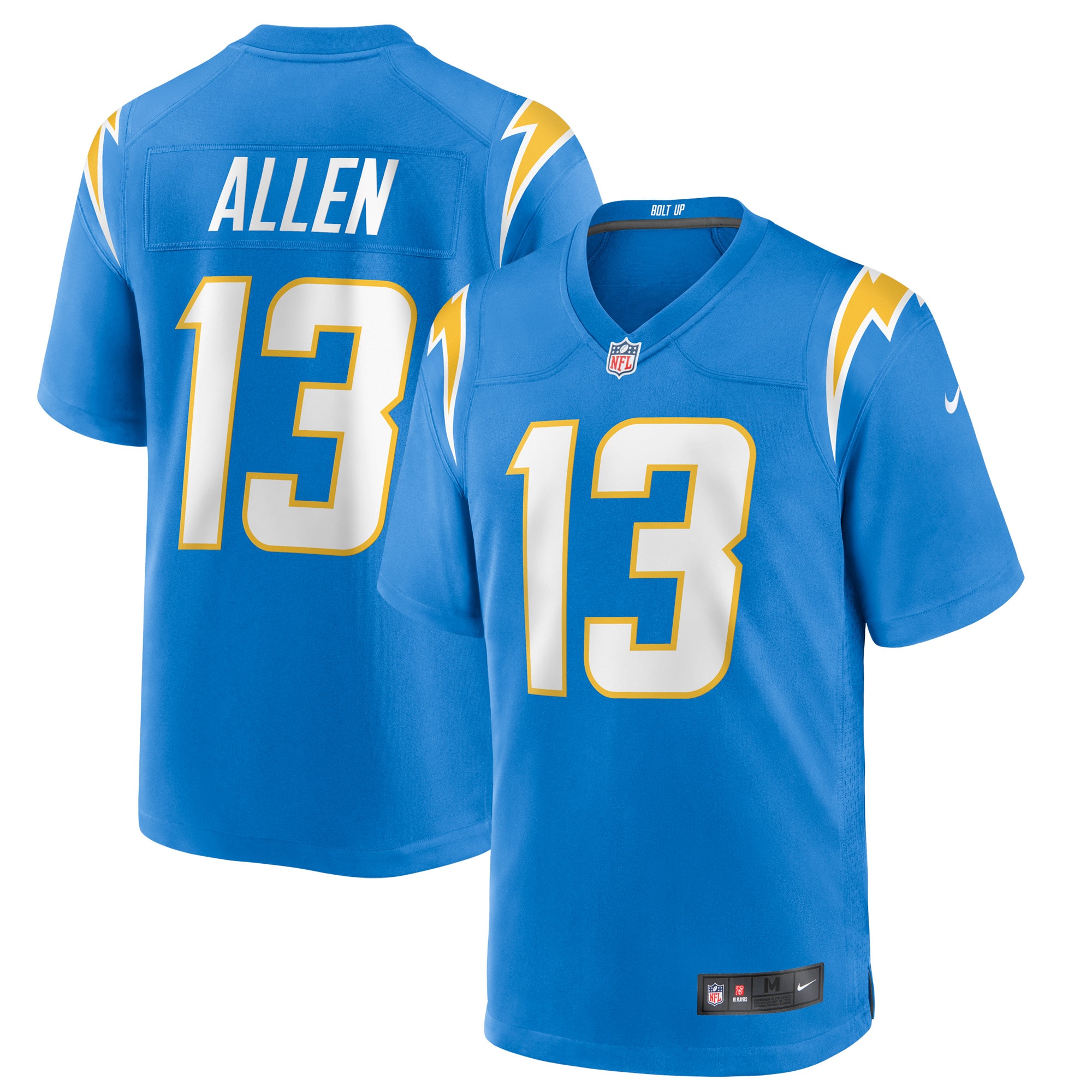 Keenan Allen Los Angeles Chargers Game Player Jersey – Powder Blue