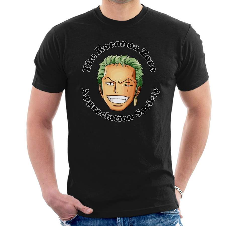 The Roronoa Zoro Appreciation Society One Piece Men’s T-shirt