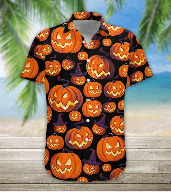 Pumpkin Halloween Hawaiian Shirt Ha105931