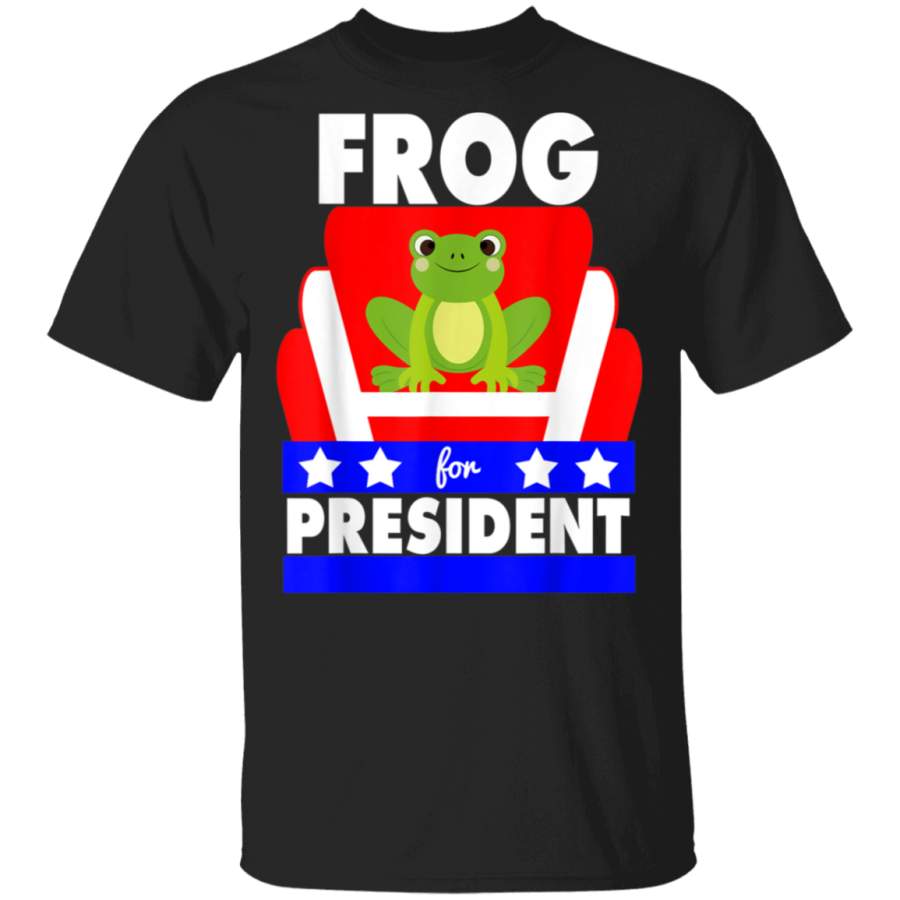 Frog for President Funny Election Shirt Political Parody TShirt