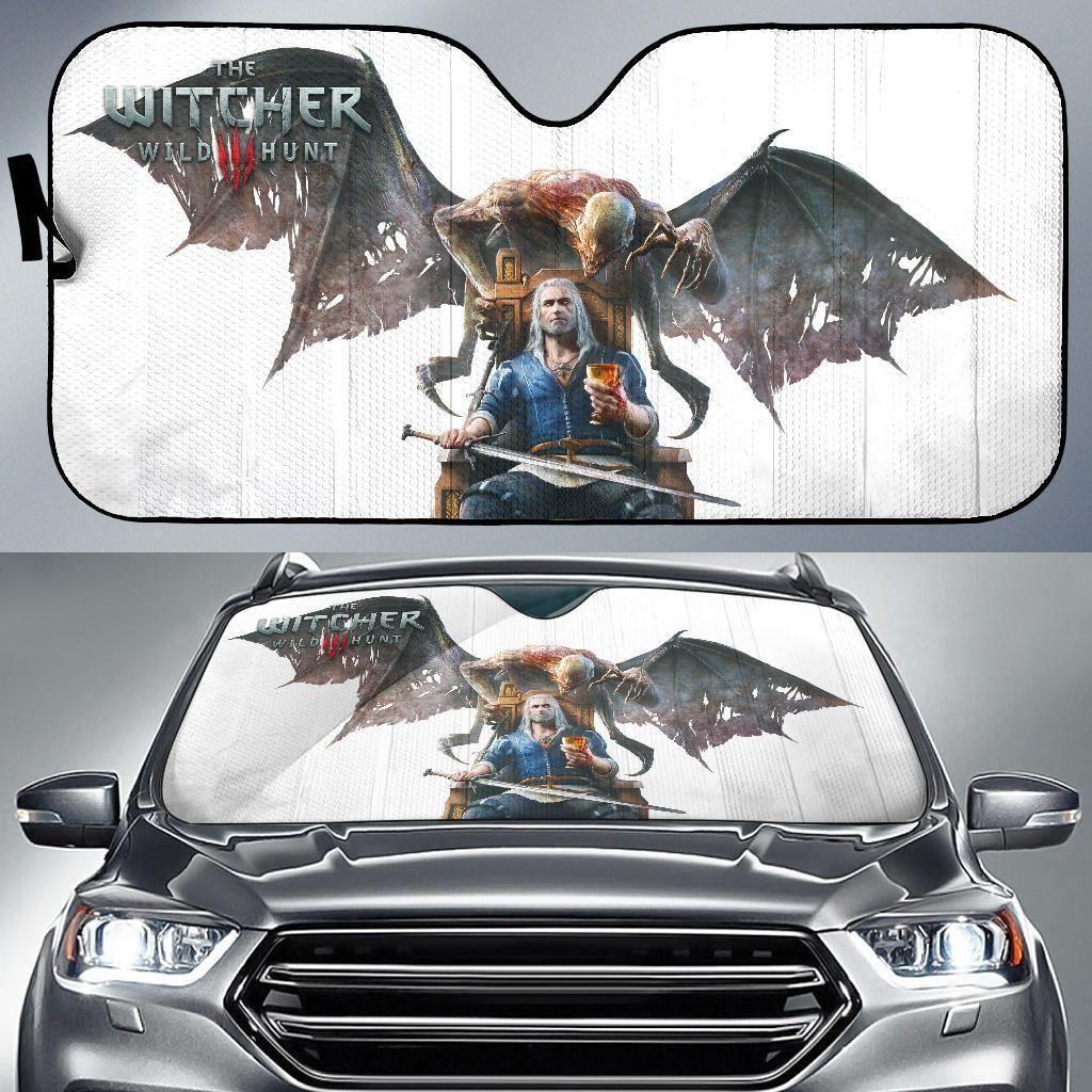 [Car Sunshade] The Witcher 3: Wild Hunt Geralt  Floor Mats Gaming 3D H1229-447