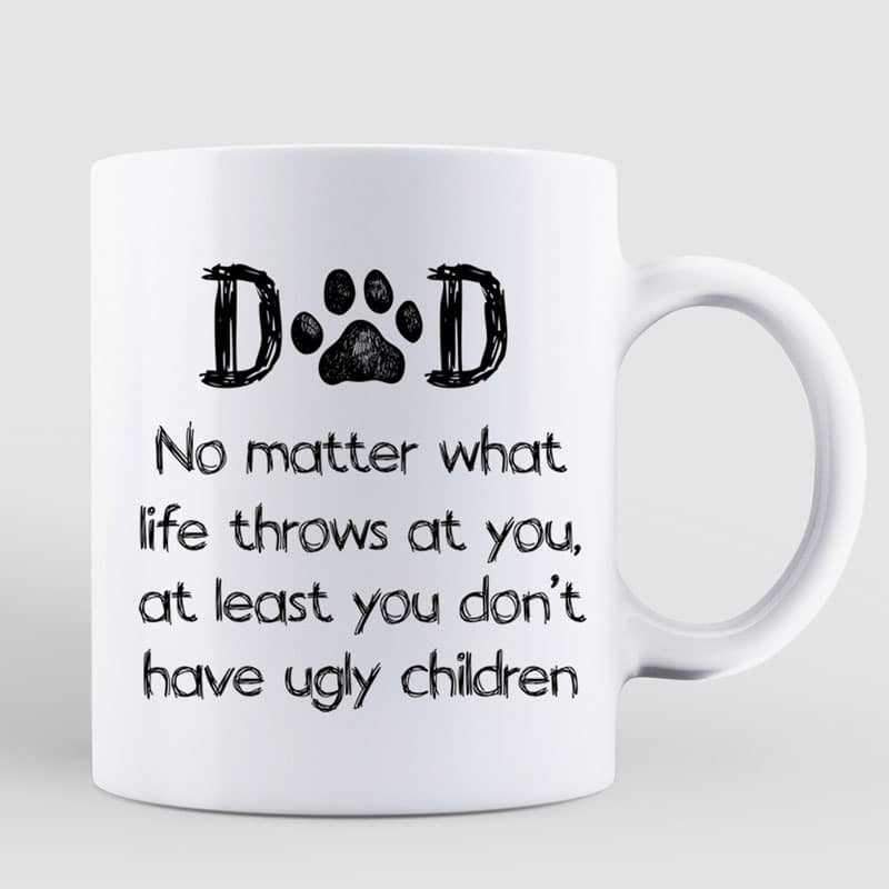 No Matter What Stick Cat Dad Funny Cat Personalized Mug