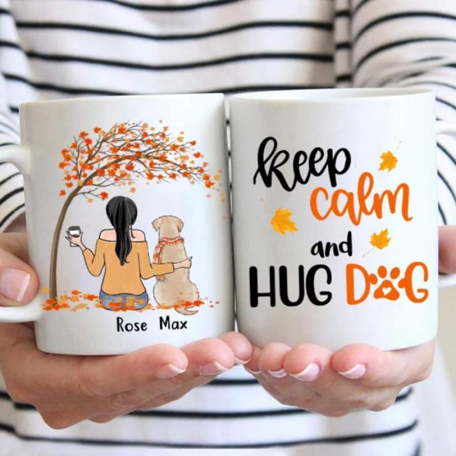 Hug Dogs Personalized Mug