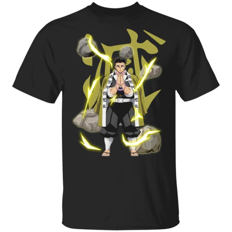 Demon Slayer Kisatsutai Gyomei Himejima Shirt Kimetsu No Yaiba Tee