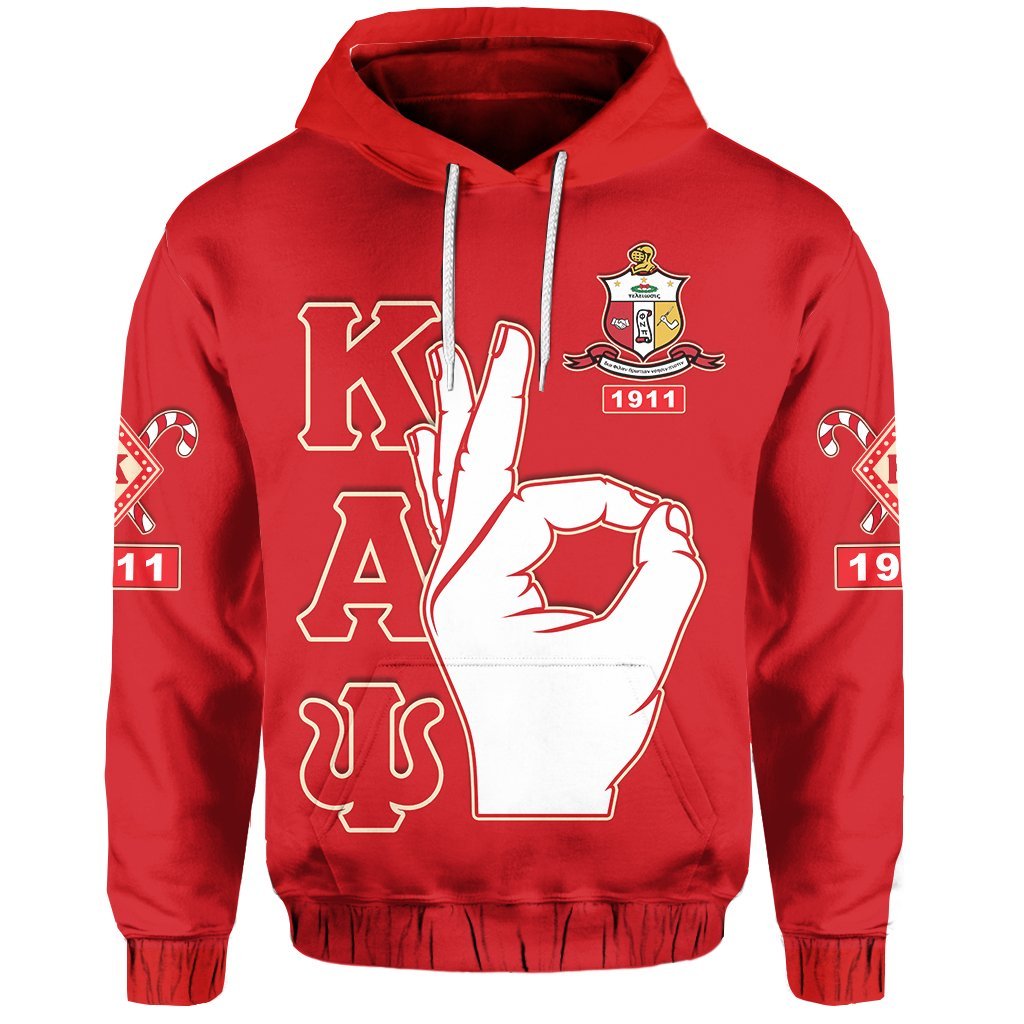 Kappa Alpha Psi  Hoodie Hand Sign Lt13