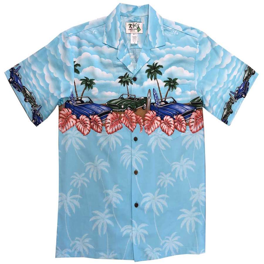 Beach Cars Sky Hawaii Shirt Ha65846