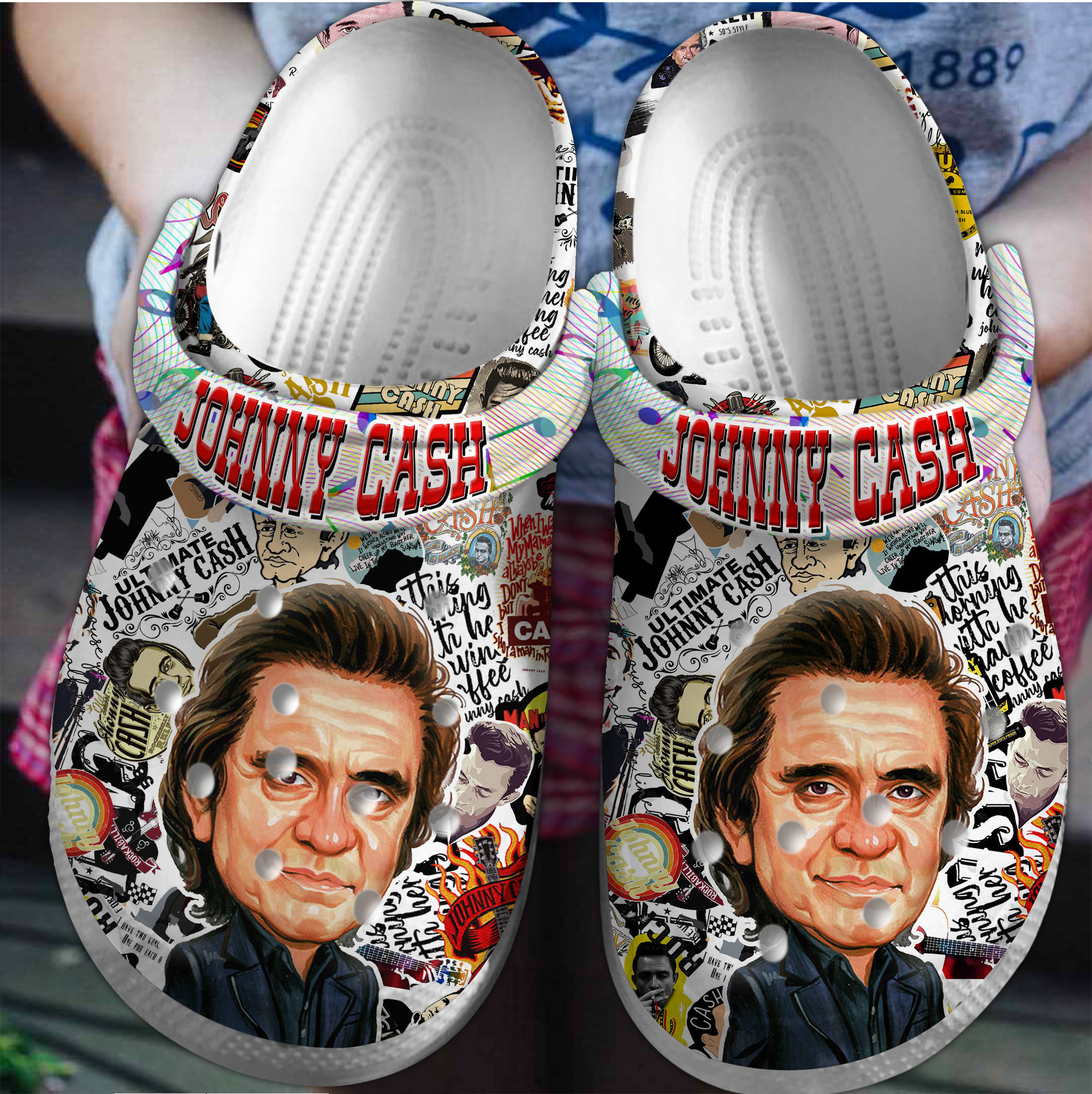 Johnny Cash Crocss Clogs For Men Women And Kid Bbvdspf4