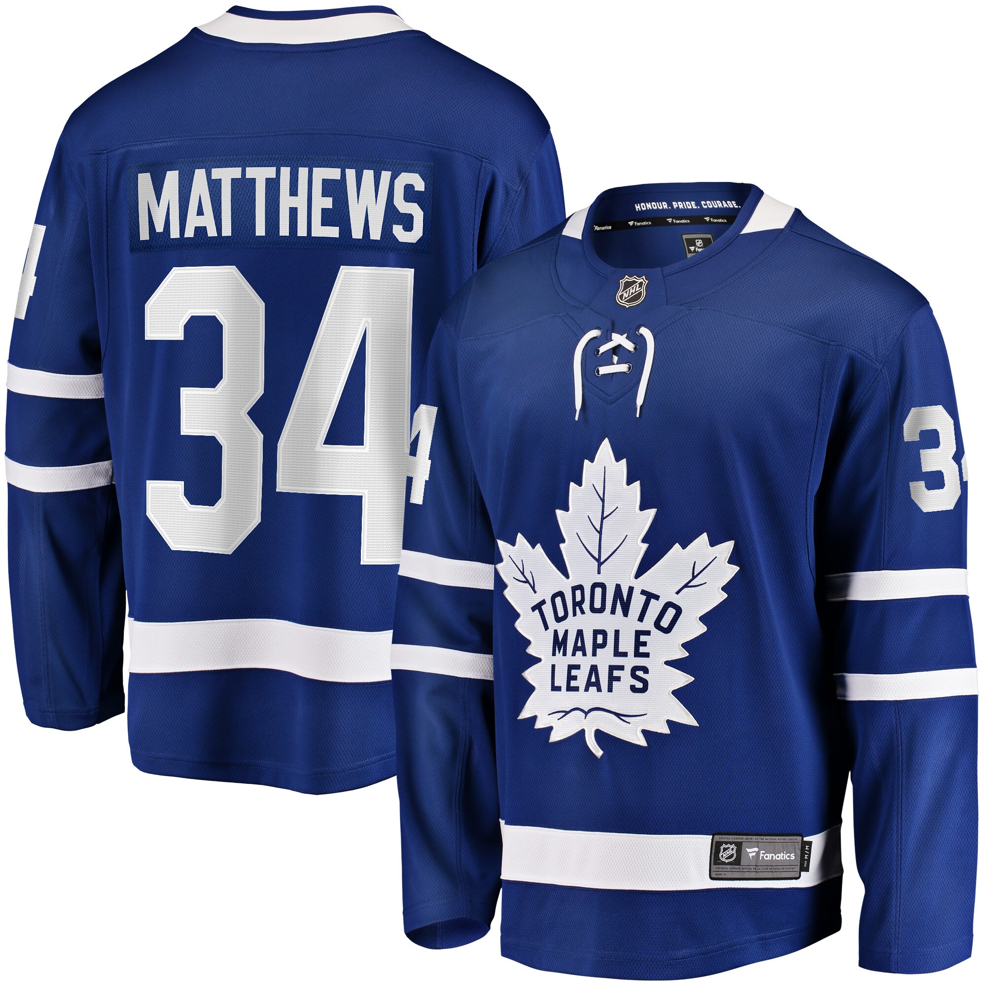 Men's Toronto Maple Leafs Auston Matthews Royal Breakaway Player Jersey