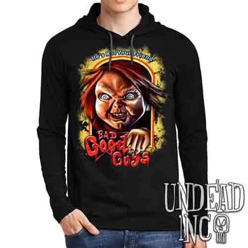 Chucky Bad Guys – Mens Long Sleeve Hooded Shirt