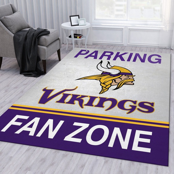 Minnesota Vikings Parking Football Fan Rug Bedroom Rug Home US Decor