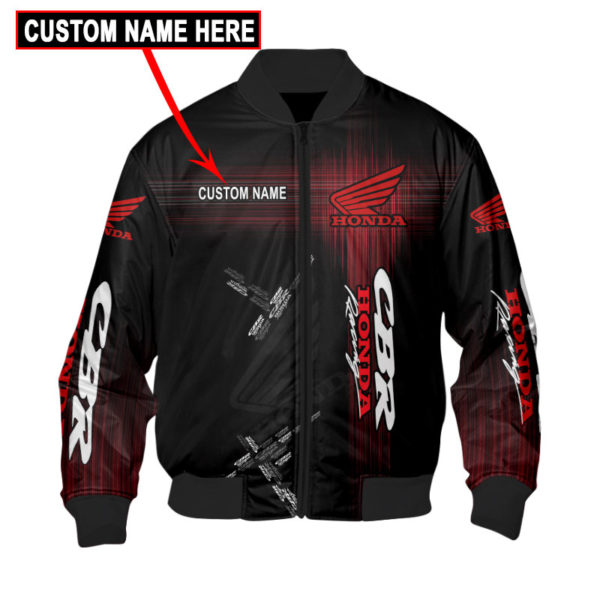 Custom Name Honda, Honda 3D Spring Autumn New Fashion Mens Casual Jacket Large Size Men Pilot Bomber Jacket Ed28