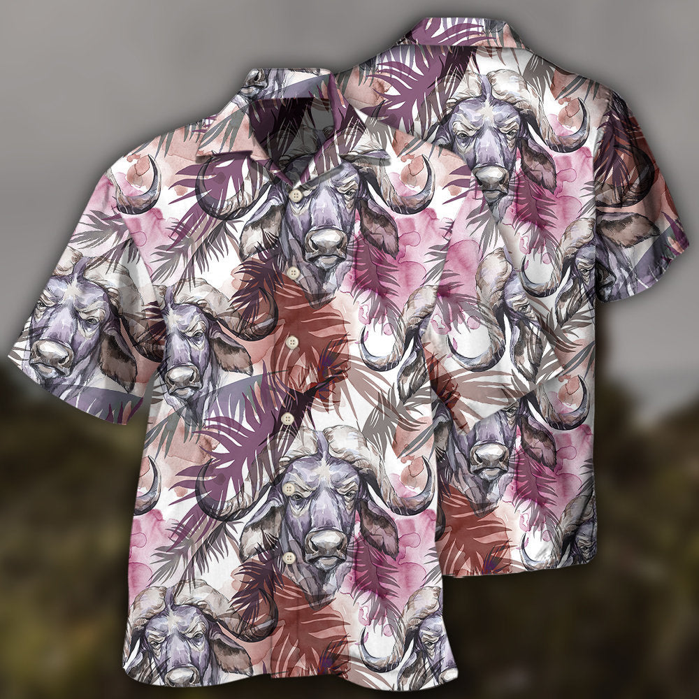 Buffalo Tropical Leaf Hawaii Shirt Ha91381