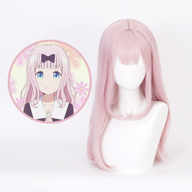 Anime Shinomiya Kaguya Cosplay Costume Kaguya-Sama: Love Is War Fujiwara Chika Wigs Halloween Cosplay Dresses + Headdress alx