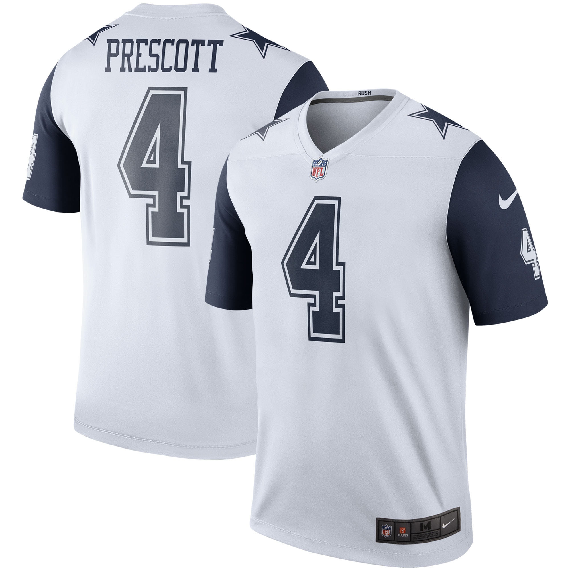 Dak Prescott Dallas Cowboys Color Rush Legend Player Jersey – White