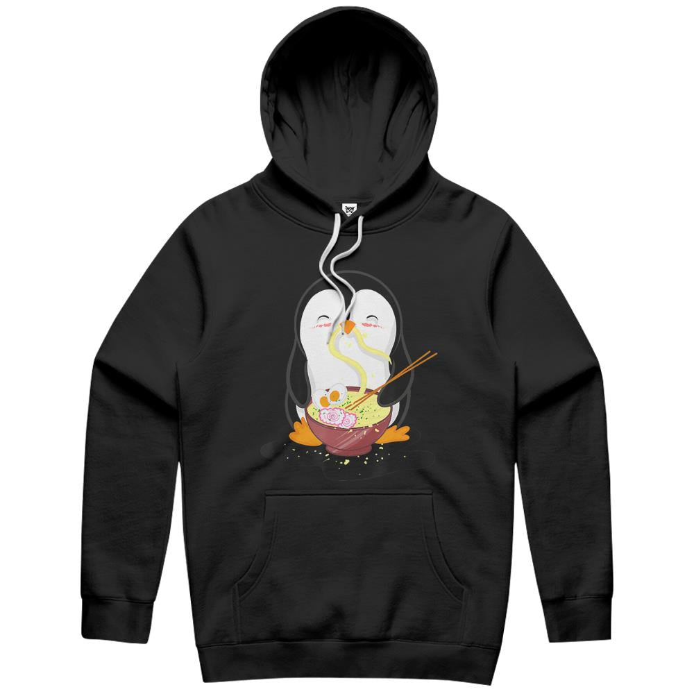 Penguin Eating A Japanese Ramen Soup Hoodie