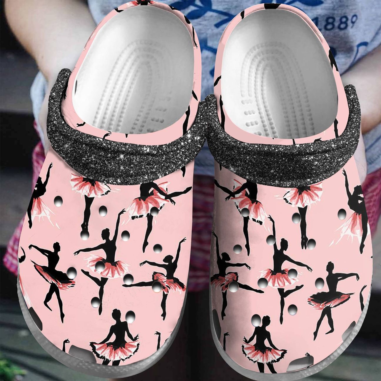 Ballet Personalized Clog, Custom Name, Text, Color, Number Fashion Style For Women, Men, Kid, Print 3D Ballet Dancers